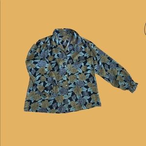Vintage floral blouse